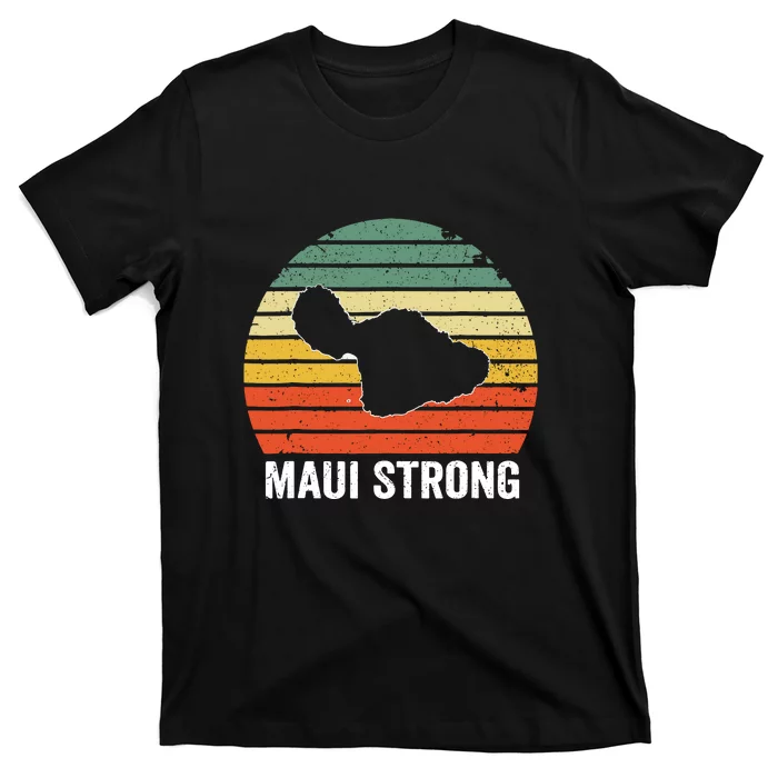 Vintage Pray For Maui Hawaii Strong Gift T-Shirt