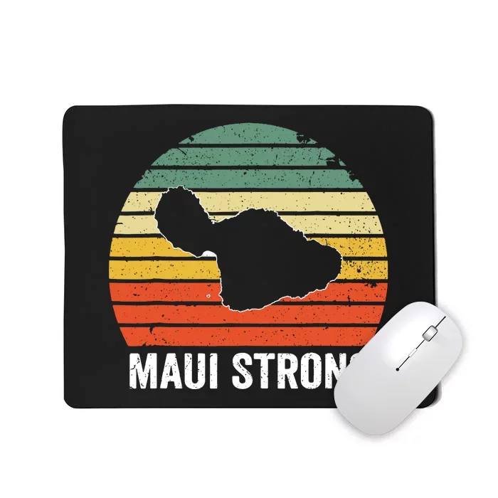 Vintage Pray For Maui Hawaii Strong Gift Mousepad