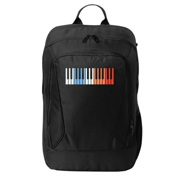 Vintage Piano Funny Pianist Music Keyboard Musician Outfit City Backpack