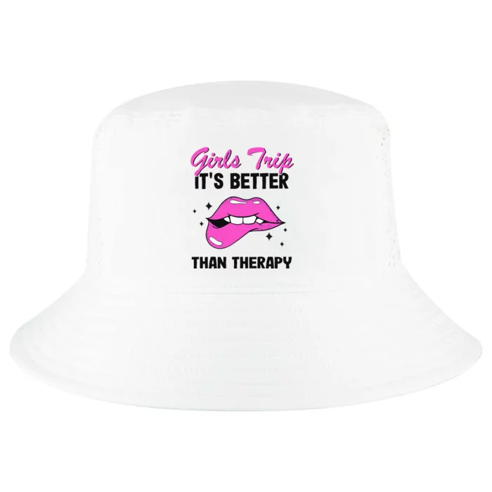 Vacation Party Funny Trip It's Better Than Therapy Cool Comfort Performance Bucket Hat