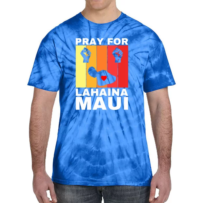 Vintage Pray For Lahaina Maui Gift Tie-Dye T-Shirt