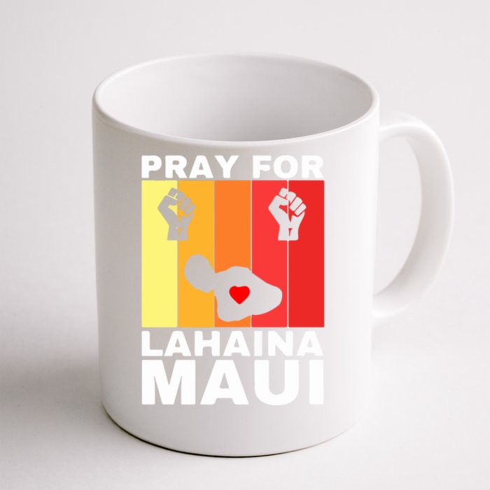 Vintage Pray For Lahaina Maui Gift Front & Back Coffee Mug