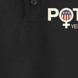 Vintage Potus Female Symbol Yes She Kam Harris For President Sweat Dry Zone Grid Performance Polo