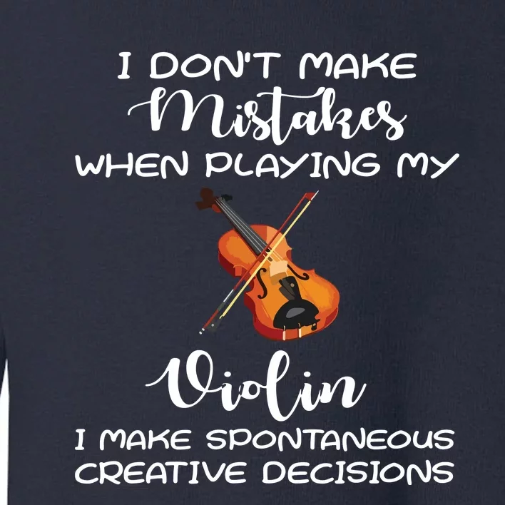 Violin Player Gifts Violinist Orchestra Music 80s 90s Toddler Sweatshirt