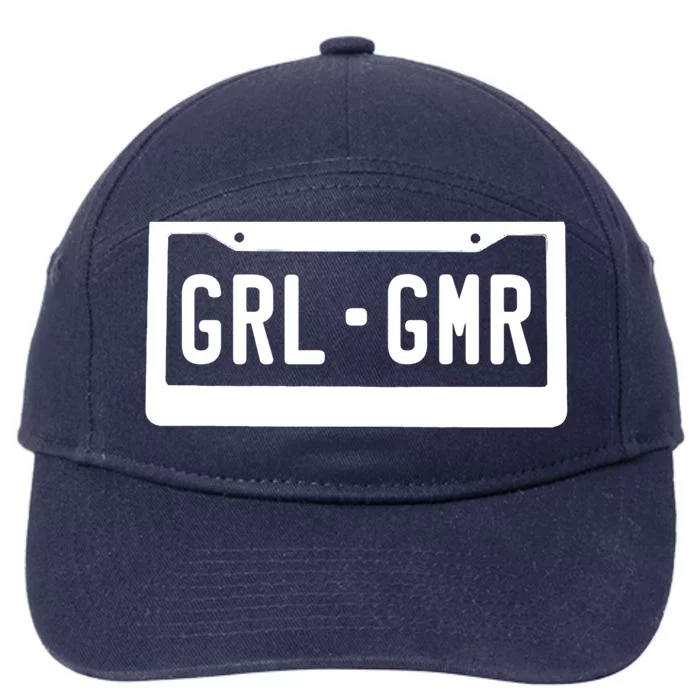 Vanity Plate Gamer Gift 7-Panel Snapback Hat