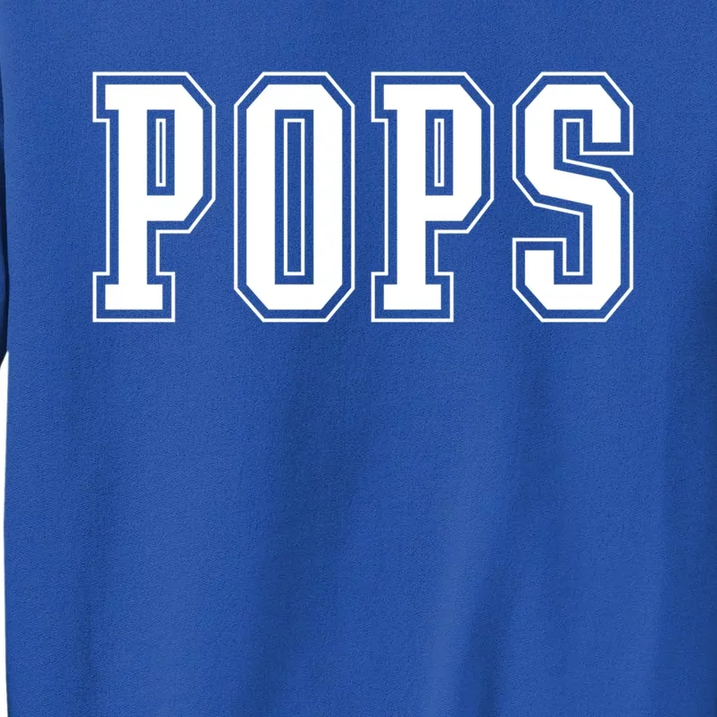 Varsity Pops Grandpa Gift Tall Sweatshirt