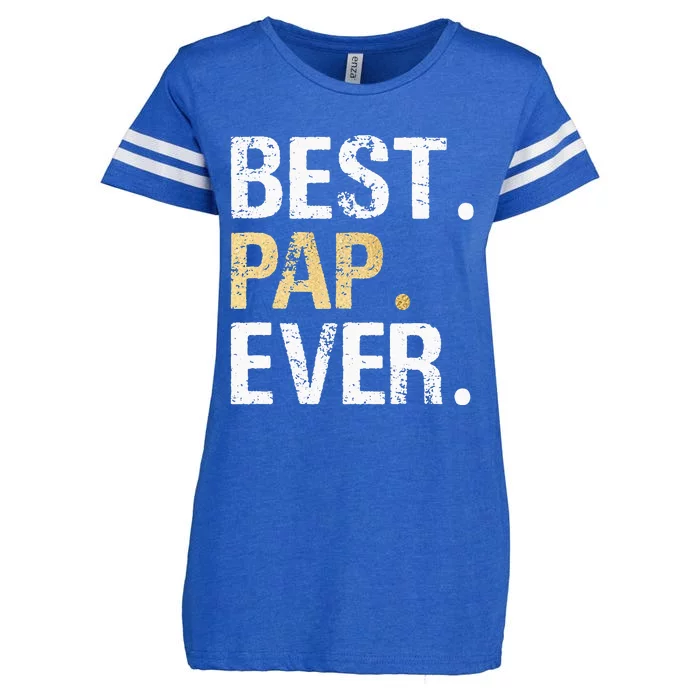 Vintage Pap Gift From Granddaughter Grandson Best Pap Enza Ladies Jersey Football T-Shirt