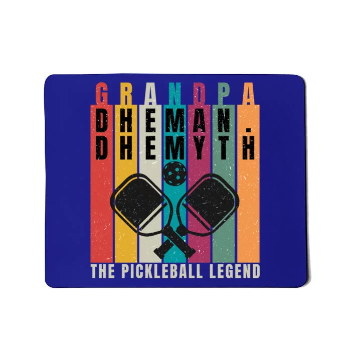 Vintage Pickleball Grandpa The The Myth The Legend Dad Gift Mousepad