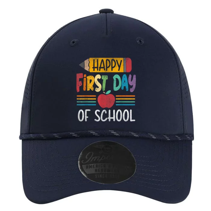 Vintage Pencil Happy First Day Of School Teacher Boy Girl Performance The Dyno Cap