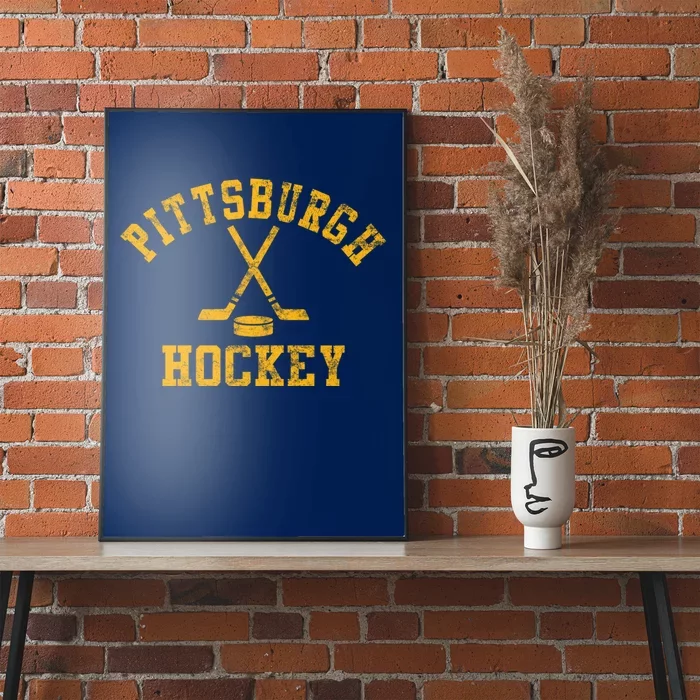 Vintage Pittsburgh Hockey Poster