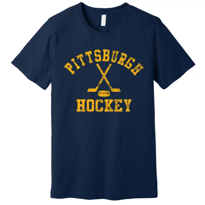 Vintage Pittsburgh Hockey Premium T-Shirt