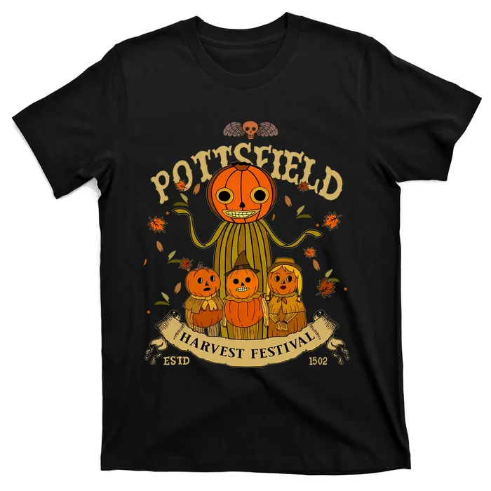 Vintage Pottsfield Harvest Festival Estd 1502 Pottsfield Harvest Spook T-Shirt