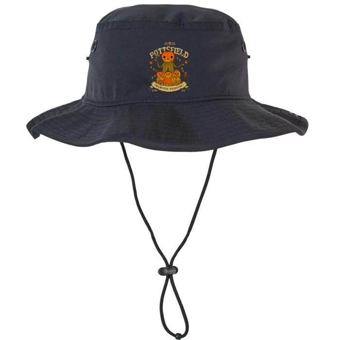 Vintage Pottsfield Harvest Festival Estd 1502 Pottsfield Harvest Spook Legacy Cool Fit Booney Bucket Hat