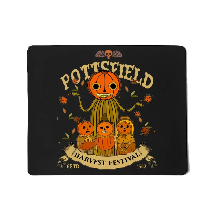 Vintage Pottsfield Harvest Festival Estd 1502 Pottsfield Harvest Spook Mousepad