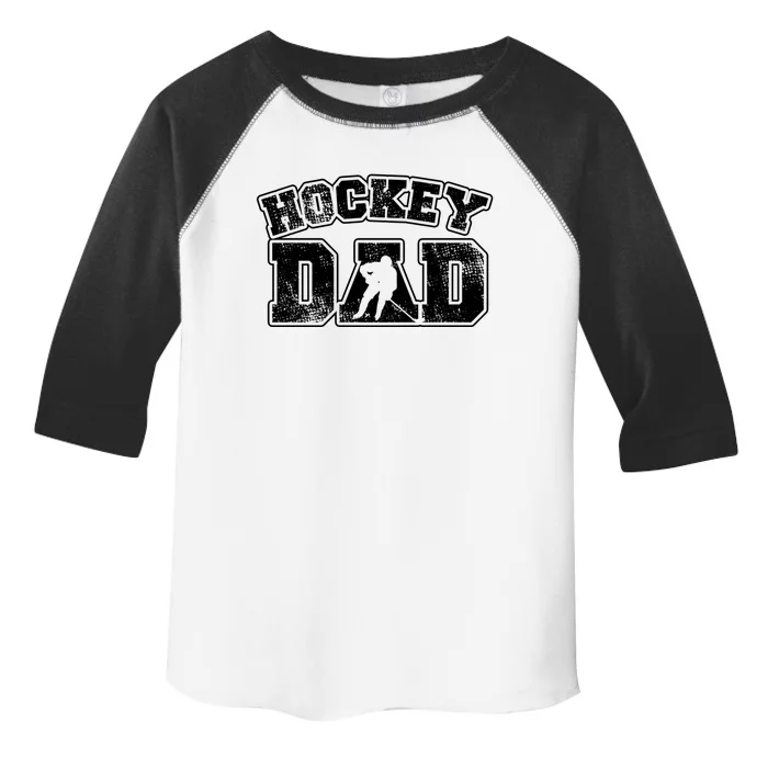 Vintage Print Hockey Coach For Hockey Dad Gift Toddler Fine Jersey T-Shirt