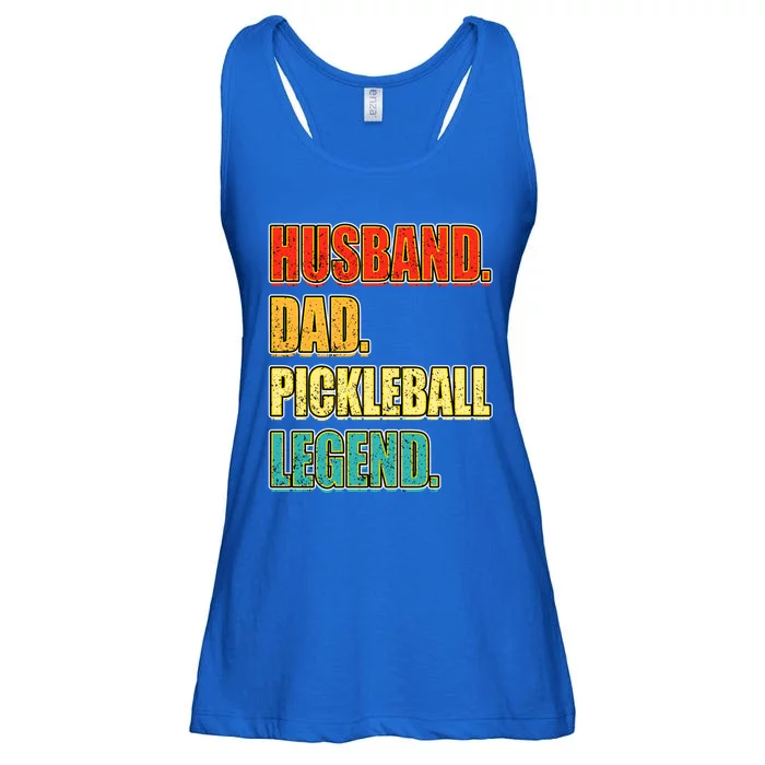 Vintage Pickleball Husband Dad Legend FatherS Day Cute Gift Ladies Essential Flowy Tank