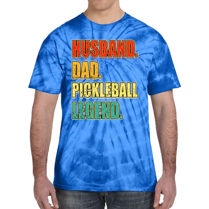 Vintage Pickleball Husband Dad Legend FatherS Day Cute Gift Tie-Dye T-Shirt