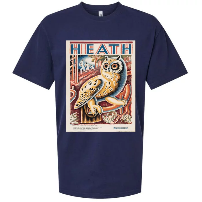 Vintage Poster Heath Retro Sueded Cloud Jersey T-Shirt