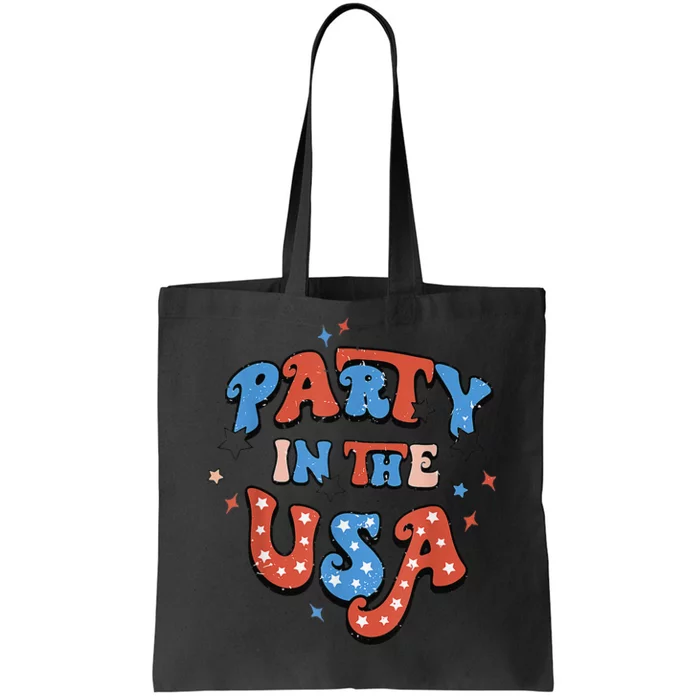 Vintage Party in the USA 4th of July  Clothing Tote Bag