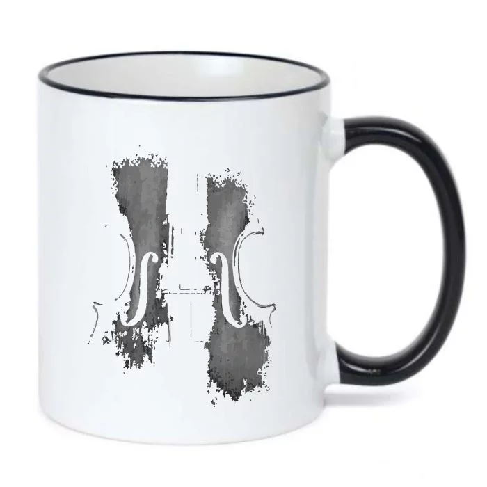 Violin Player Instrument Music Teacher Musical Violinist Black Color Changing Mug