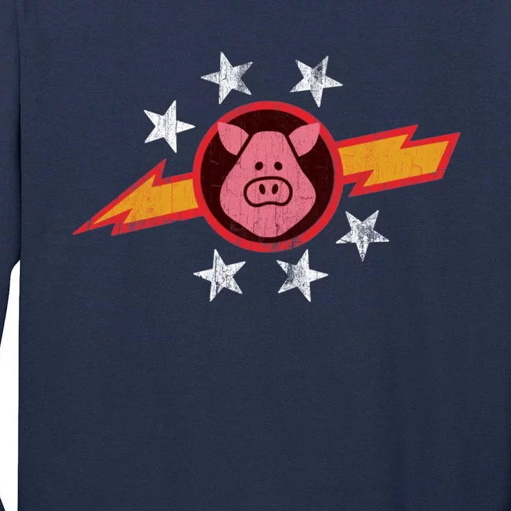 Vintage Pigs In Space Tall Long Sleeve T-Shirt