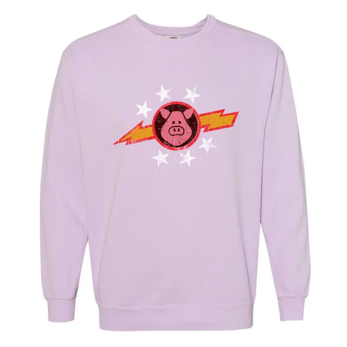 Vintage Pigs In Space Garment-Dyed Sweatshirt