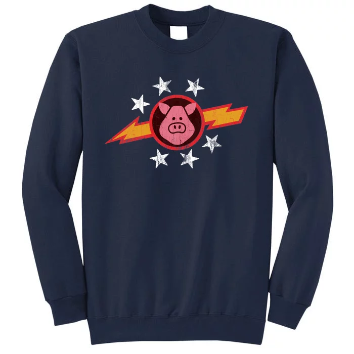 Vintage Pigs In Space Tall Sweatshirt