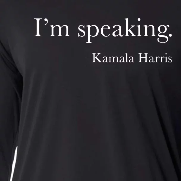 Vice President Kamala Harris 2024 Im Speaking Cooling Performance Long Sleeve Crew