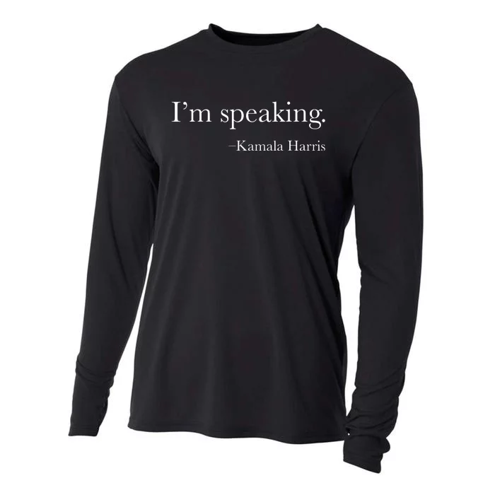 Vice President Kamala Harris 2024 Im Speaking Cooling Performance Long Sleeve Crew