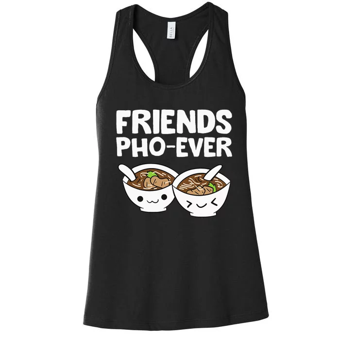 Vietnamese Pho Kawaii Pho Friends PhoEver Women's Racerback Tank