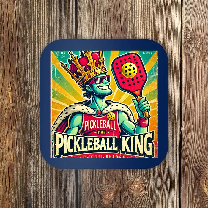 Vintage Pickleball King Coaster