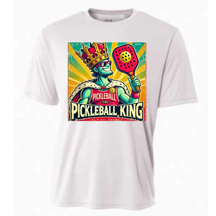 Vintage Pickleball King Cooling Performance Crew T-Shirt