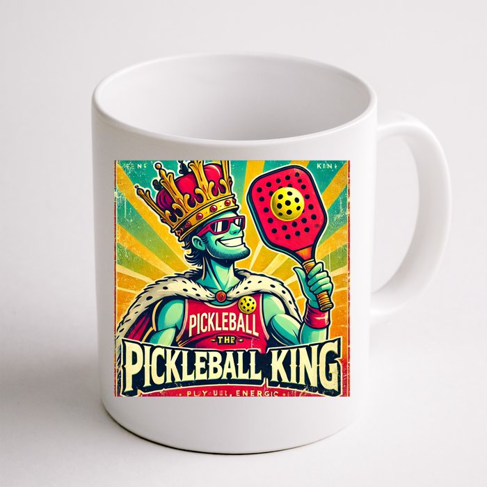 Vintage Pickleball King Front & Back Coffee Mug