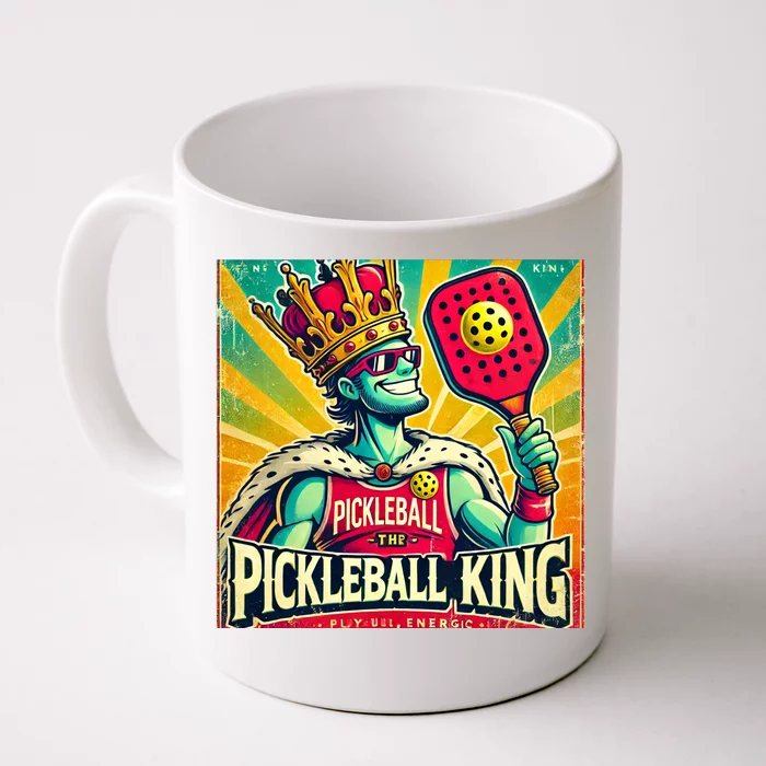 Vintage Pickleball King Front & Back Coffee Mug