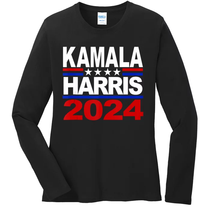 Vice President Kamala Harris 2024 For President Ladies Long Sleeve Shirt