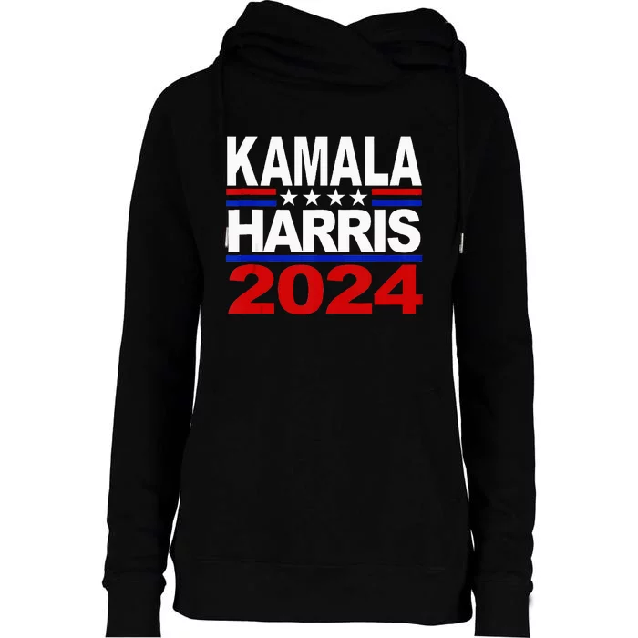 Vice President Kamala Harris 2024 For President Womens Funnel Neck Pullover Hood