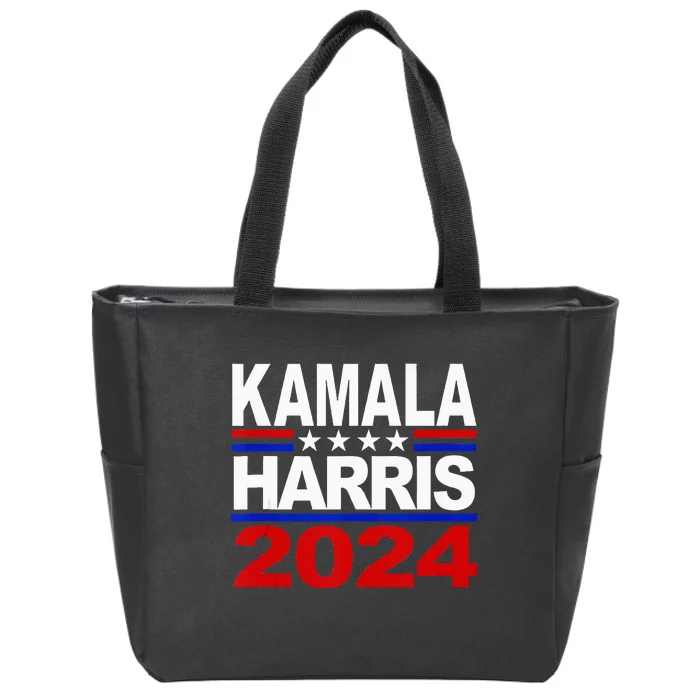 Vice President Kamala Harris 2024 For President Zip Tote Bag