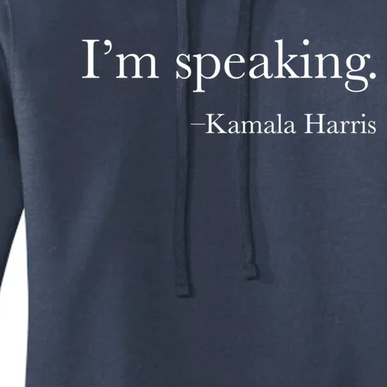 Vice President Kamala Harris 2020 IM Speaking Meaningful Gift Women's Pullover Hoodie