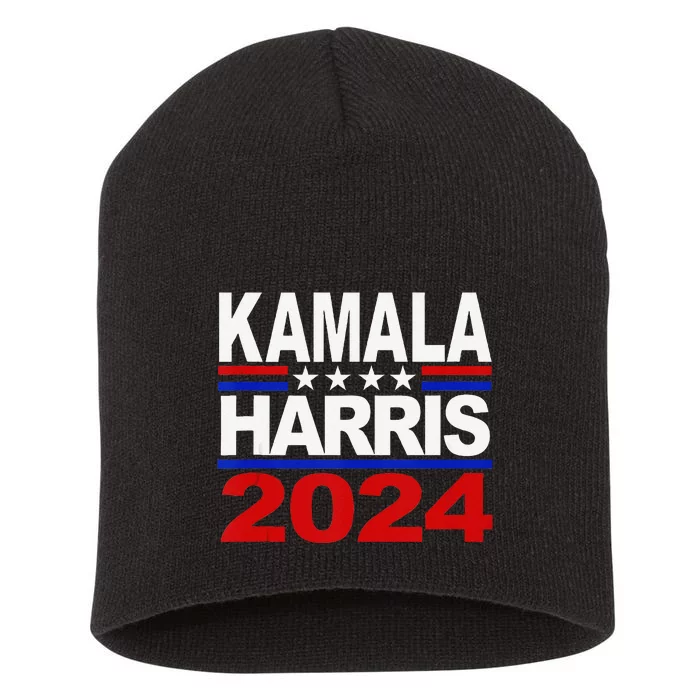 Vice President Kamala Harris 2024 For President Short Acrylic Beanie