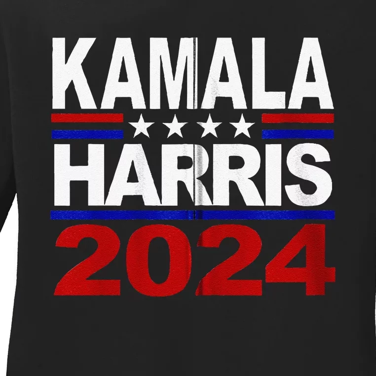 Vice President Kamala Harris 2024 For President Ladies Long Sleeve Shirt