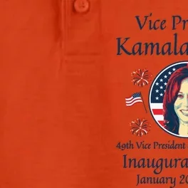 Vice President Kamala Harris Inauguration 2025 Memorabilia Cute Gift Dry Zone Grid Performance Polo