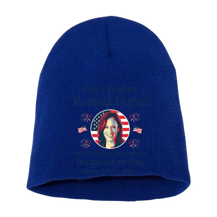 Vice President Kamala Harris Inauguration 2025 Memorabilia Cute Gift Short Acrylic Beanie