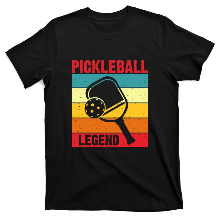 Vintage Pickleball Legend Paddles Player Sport Gift T-Shirt