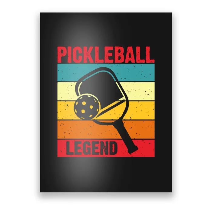 Vintage Pickleball Legend Paddles Player Sport Gift Poster