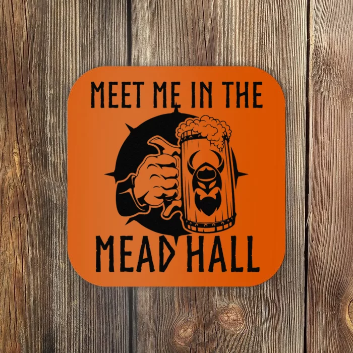 Viking Party Meet Me In The Mead Hall Funny Coaster