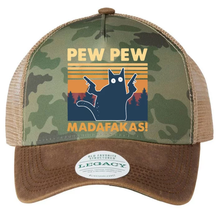 Vintage PewPewPew Madafakas TShirt Crazy Pew Cat Legacy Tie Dye Trucker Hat