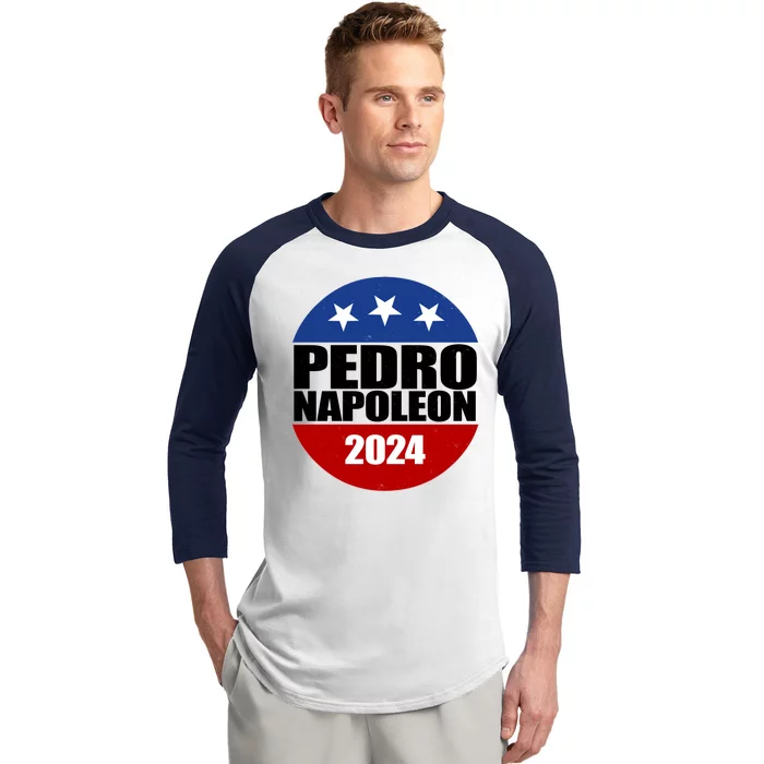 Vote Pedro Napoleon 2024 Election Baseball Sleeve Shirt