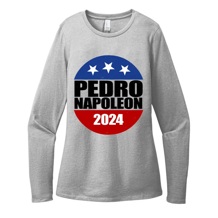 Vote Pedro Napoleon 2024 Election Womens CVC Long Sleeve Shirt