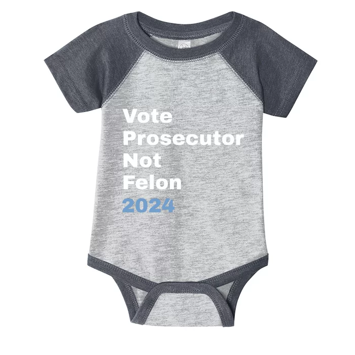 Vote Prosecutor Not Felon Infant Baby Jersey Bodysuit