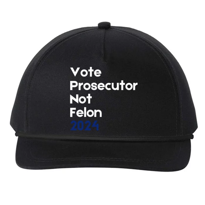 Vote Prosecutor Not Felon Snapback Five-Panel Rope Hat